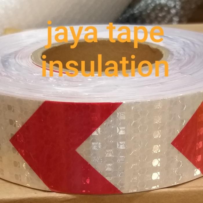 

Bisa Spk! Sticker Reflective Arrow Prismatik/Scotchligh Police Line Panah