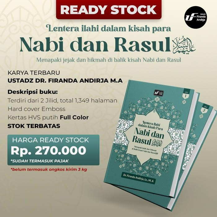 Terbaru Buku Lentera Ilahi Dalam Kisah Para Nabi Dan Rasul (Terbaru) - Karya Ustadz Dr. Firanda
