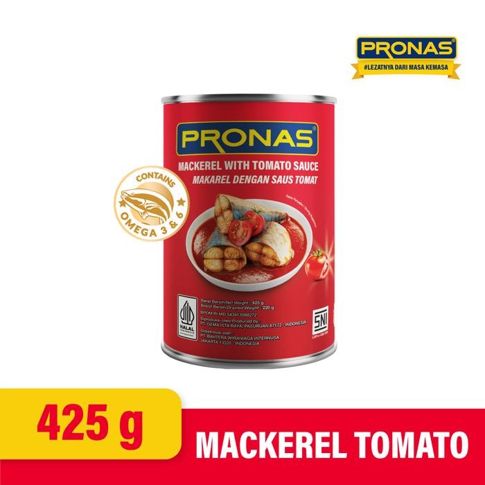 

READY PRONAS IKAN MAKAREL KALENG SAUS TOMAT 425G
