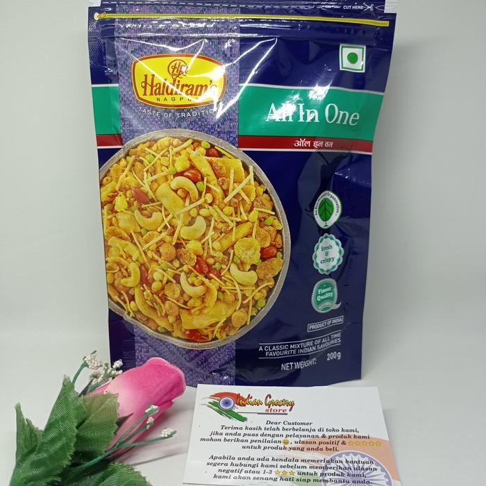 

READY HALDIRAM ALL IN ONE SNACK MIX 150G - CAMILAN GURIH LENGKAP