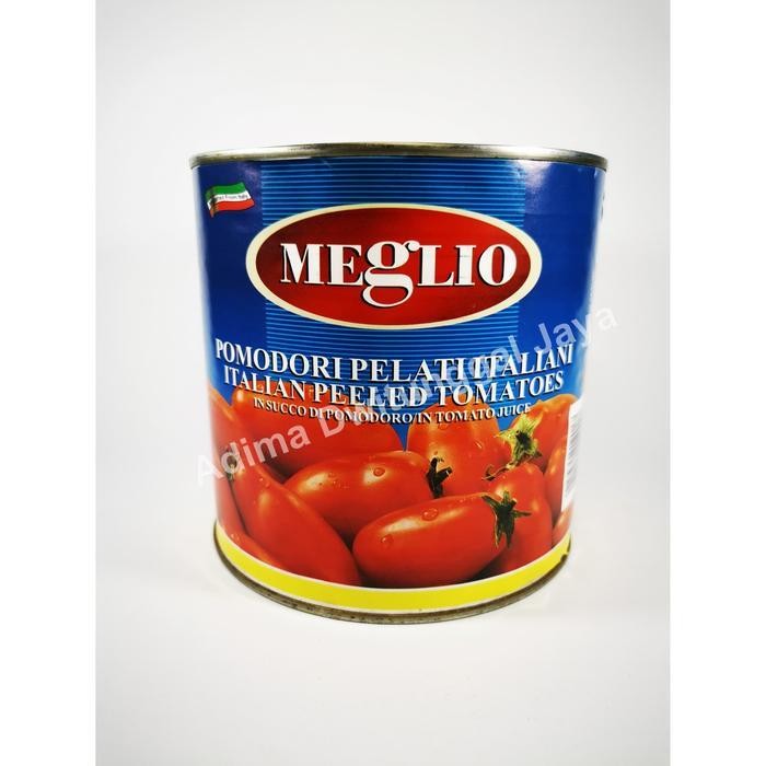

READY TOMAT KALENG ITALI WHOLE PEELED MEGLIO 2.55KG - BAHAN MASAK SEGAR