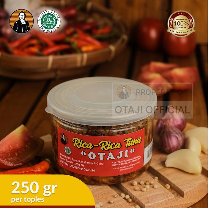 

READY OSENG TUNA ASAP RICA-RICA JENG INTAN OTAJI 250GR - MAKANAN LAUT PEDAS OTENTIK