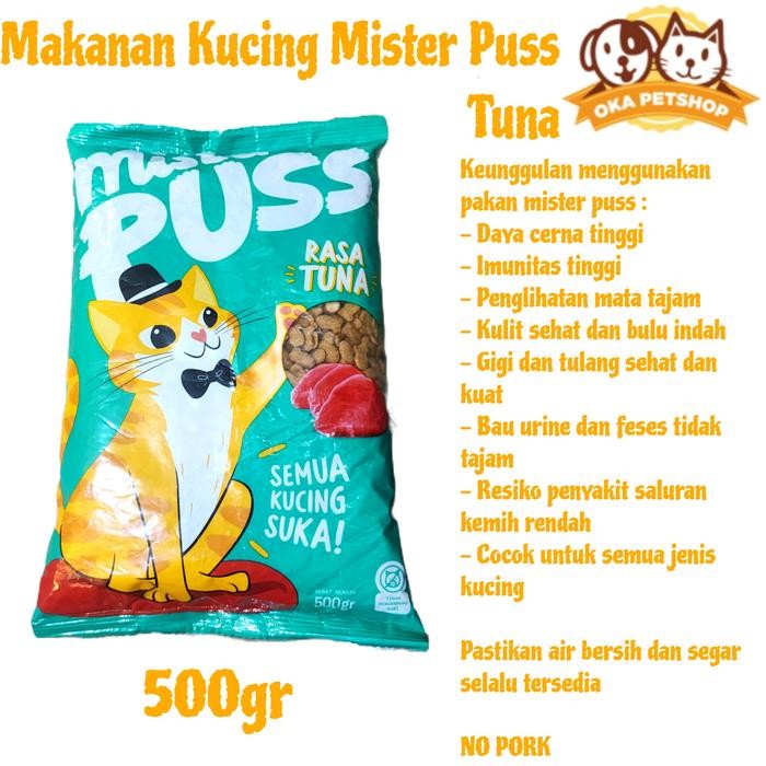 

READY MISTER PUSS PAKET TUNA MAKANAN KUCING 5KG ISI 10PCS