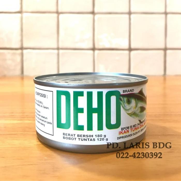 

READY DEHO IKAN TUNA DALAM MINYAK KALENG 180G - TUNA CHUNK MINYAK RINGAN