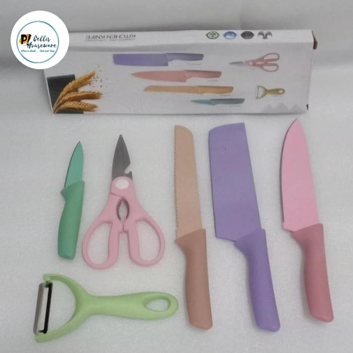

pisau set jerami / pisau ceramic jerami 6 pcs super Tajam