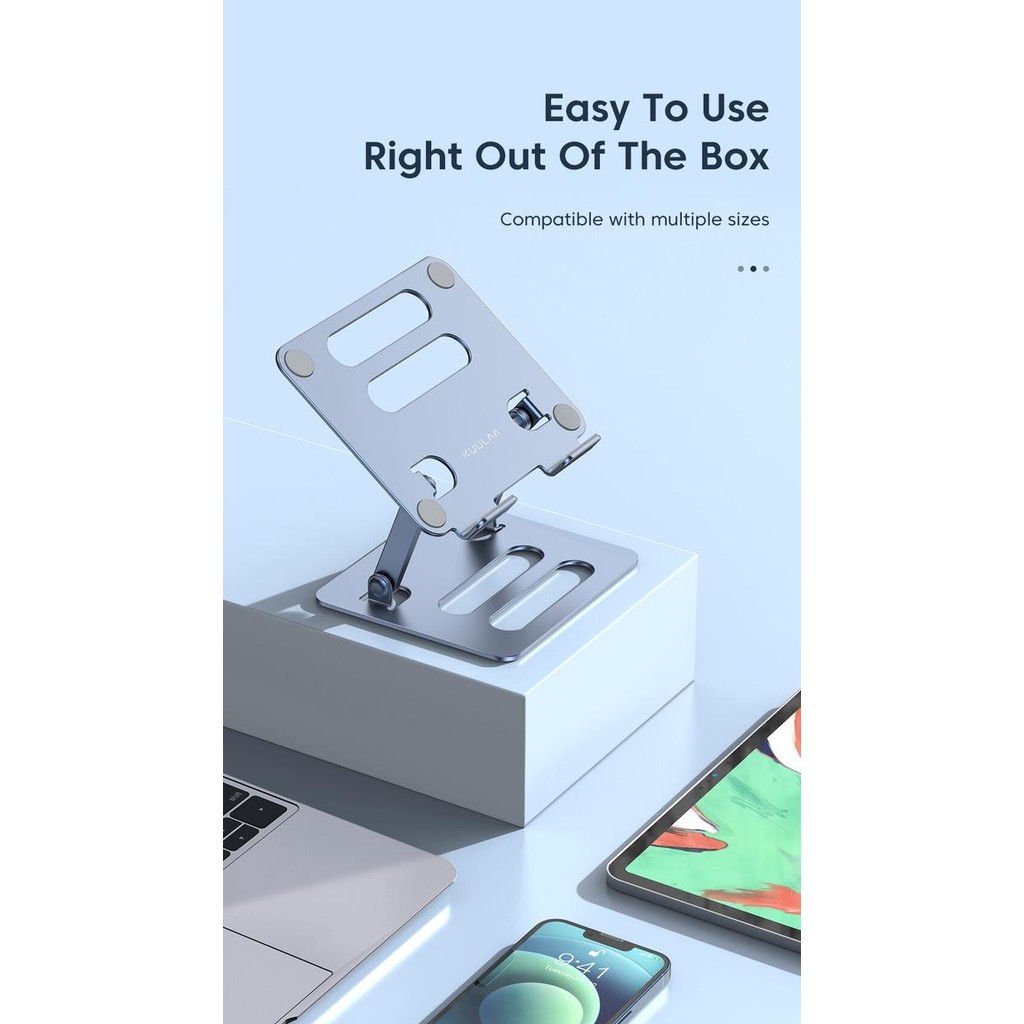 KUULAA ALUMINUM TABLET STAND FOLDABLE HOLDER