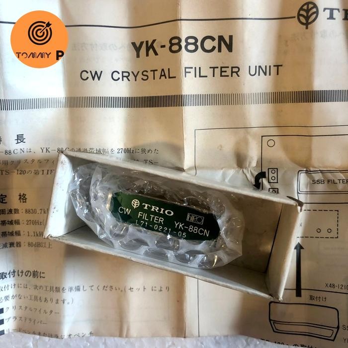 CW CRYSTAL FILTER YK-88CN (250HZ) FOR KENWOOD BARANG LANGKA