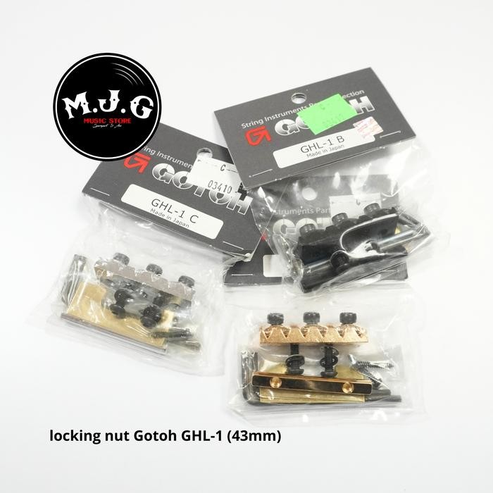locking nut gitar elektrik gotoh japan GHL 43mm tremolo updown
