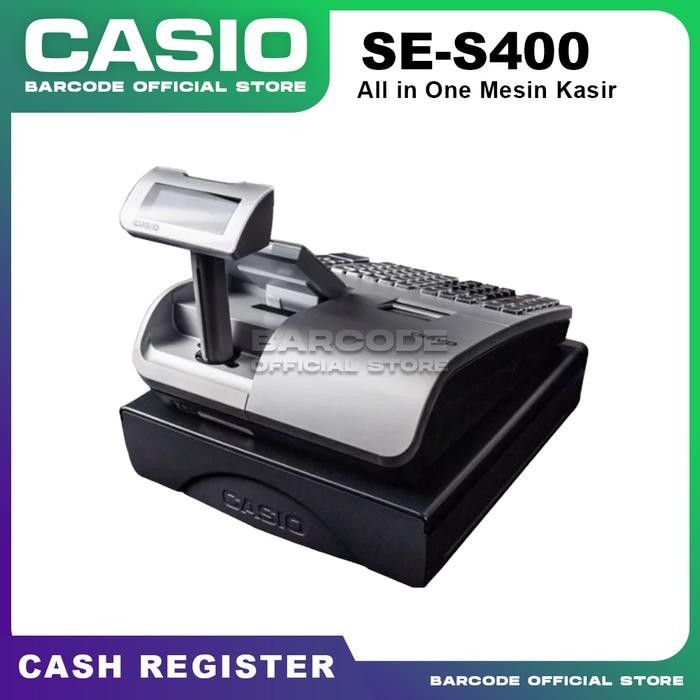 CASH REGISTER CASIO SE-S400 - MESIN KASIR CASIO SE-S400