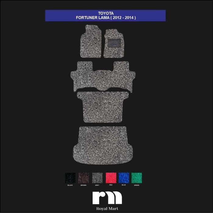KARPET MOBIL-TOYOTA FORTUNER 2012 FULL BAGASI 1 WARNA