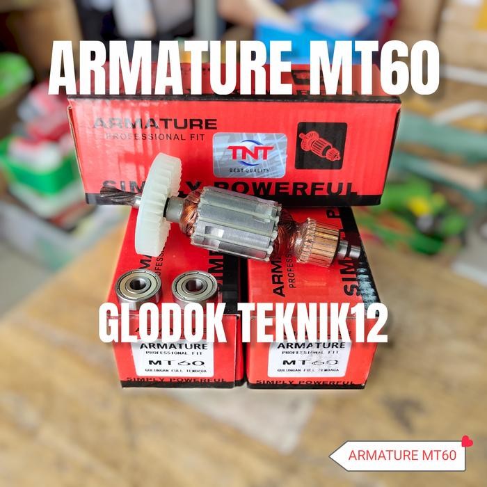 ARMATURE MT60 FOR MAKTEC / ANGKER GERINDA TANGAN MT60 MAKTEC