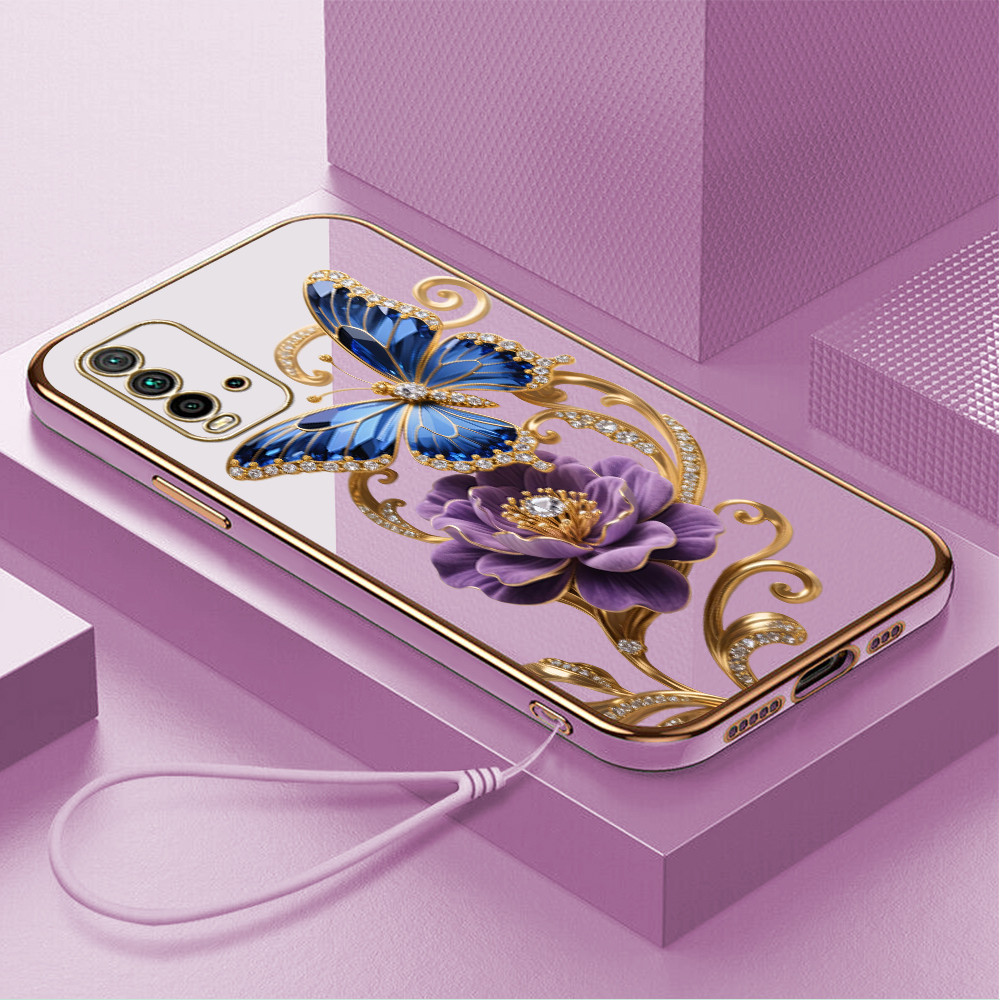 Casing Hp Untuk Xiaomi Redmi 9T Lokal Stock Lanyard Gratis Phone Case Softcase Kesing Cassing Soft S