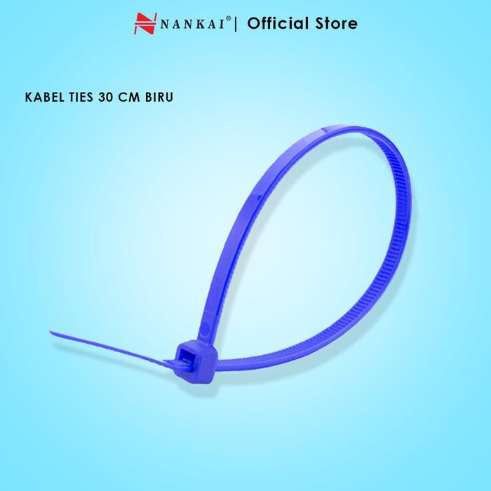 

Kabel Ties Biru ukuran 30 cm - isi 100 pcs Nankai