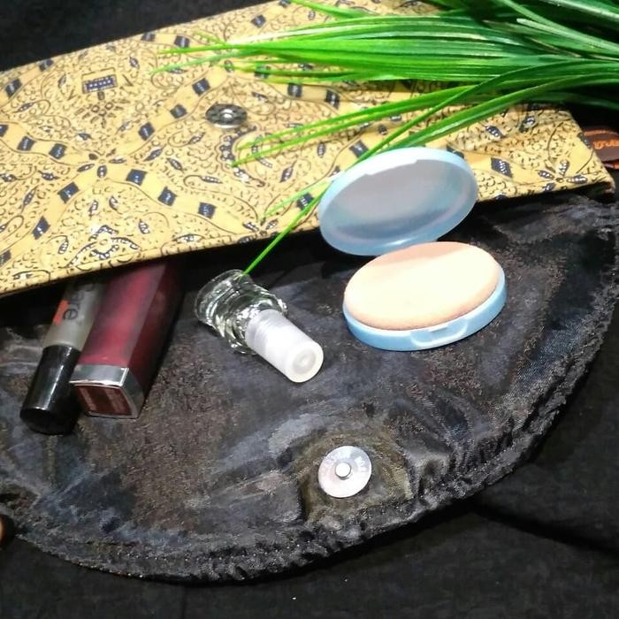 Clutch Batik Lawasan Anyaman Pandan Dompet Tas Gift Khas Indonesia 017