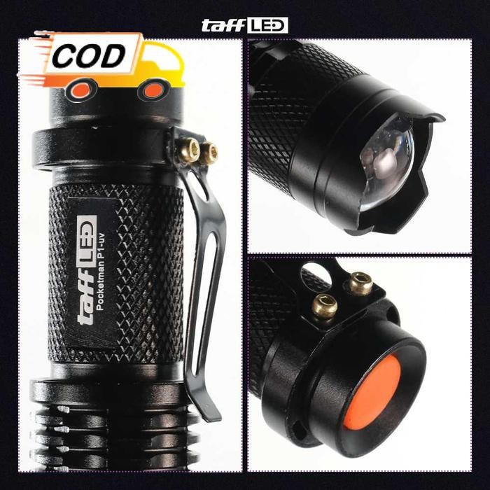 

Senter LED Ultraviolet UV 395nm Mini Set Lengkap Alat Deteksi Uang