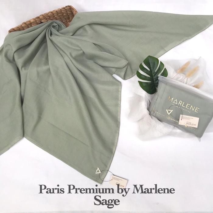 pita Marlene - Hijab Paris Premium PAKET RESELLER Paris Voal Logo Tebal Pouch Muslim Square Lembut