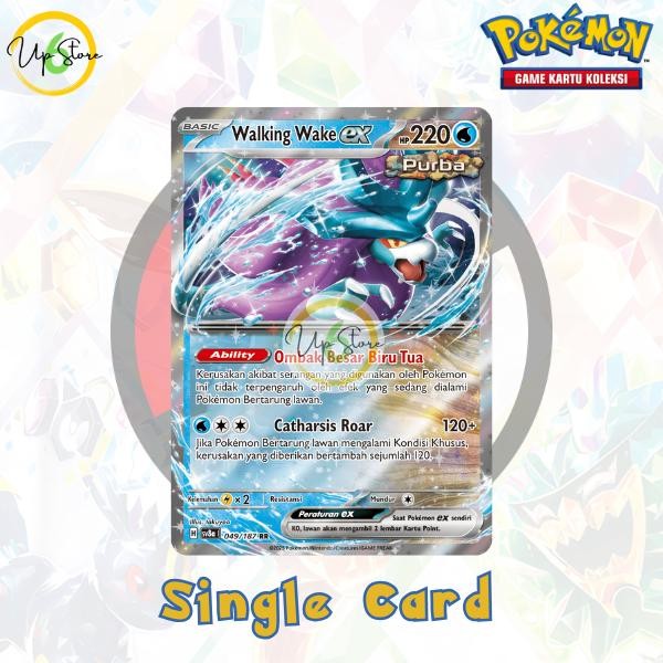 Walking Wake ex (RR) - 049/187 - Festival Terastal ex (SV8a)  - Pokemon Indonesia