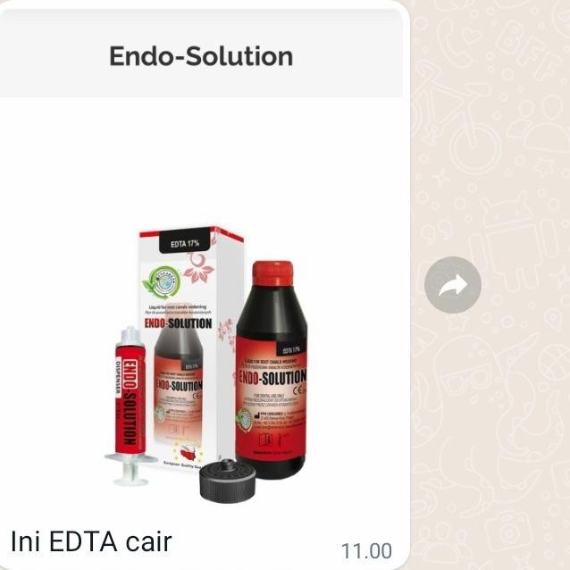 EDTA SOLUTION LIQUID 17 %(EDTA) 120 ML CERKAMED