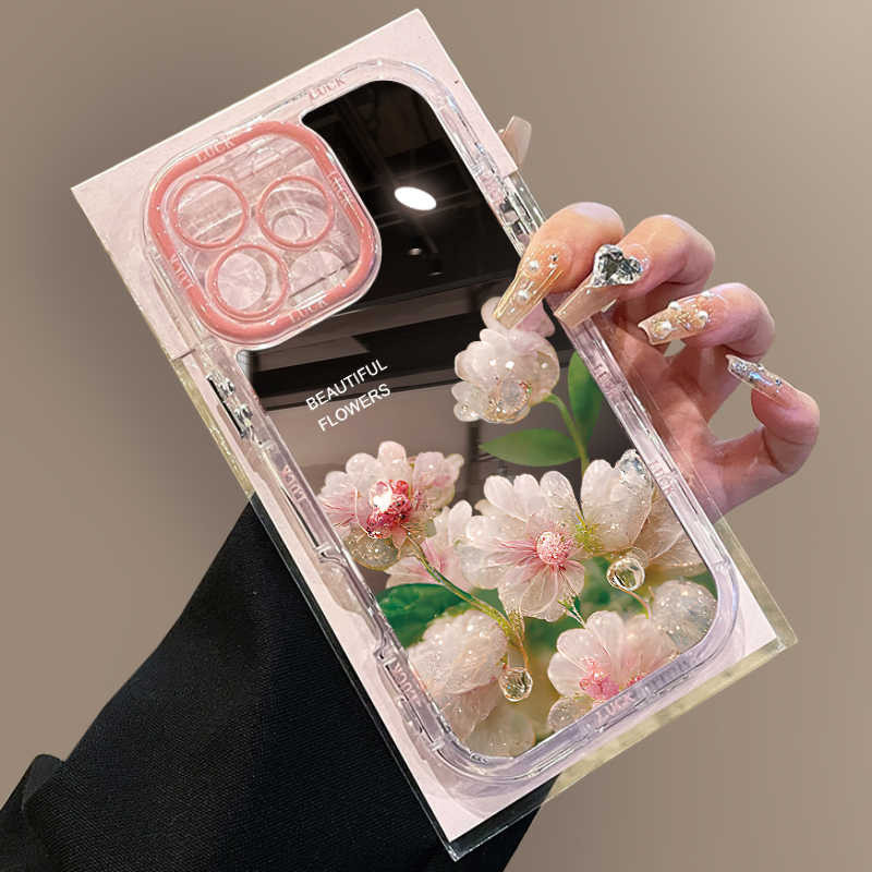 Kecantikan Bunga Unik Luar Negeri Case Hp Oppo A5I A3X A18 A3 A16 A60 A38 Case