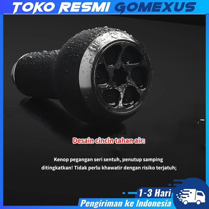 (Heavy Game) Gomexus Bdh-A27 Twin Handle Reel Bc Heavy Duty Dan Big Game Serat Aluminium 100Mm Tahan