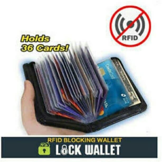 

Baru Dompet Kartu Kredit RFID Kapasitas 36 Kartu Anti Scan