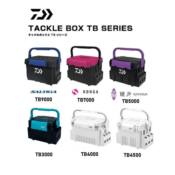 Daiwa Tackle Box Tb3000 Tb4000 Tb4500 Tb5000 Tb7000 Tb9000 Kotak Pancing
