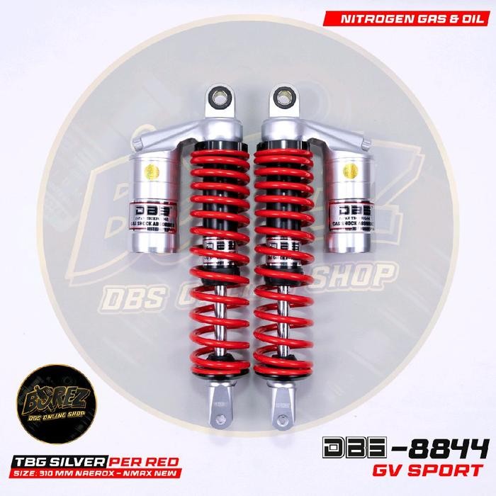 DBS Shock DBS 8844-310mm Aerox 155 SHOCK NEW NMAX tabung DBS GV SPORT asli by MGV Gas & Oli Tinggi