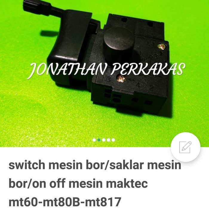 saklar mesin bor/switch mesin bor/on-off mesin bor/pencetan mesin bor