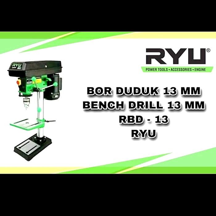 Mesin Bor Duduk 13mm 13 mm Bench Drill Tekiro RYU RBD 13
