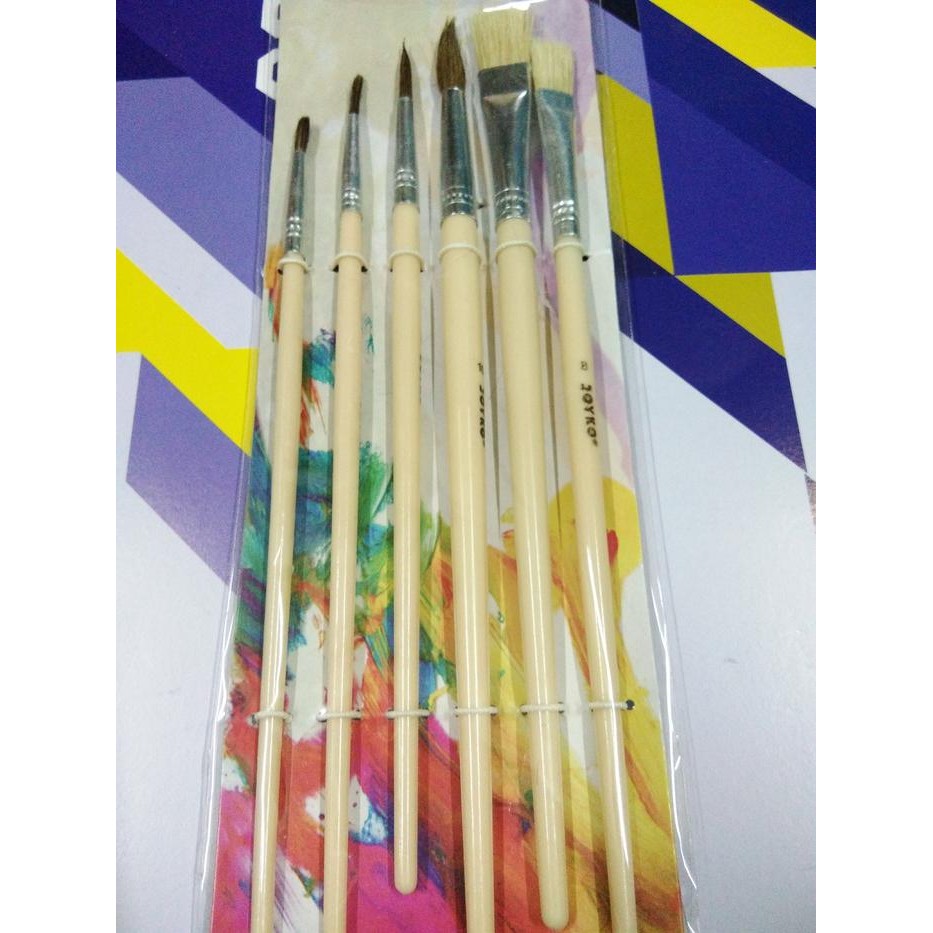 

KUAS LUKIS ISI 6 PCS JOYKO