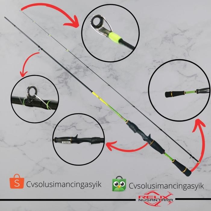 Joran Capung 662 BC Baitcasting Relix Nusantara