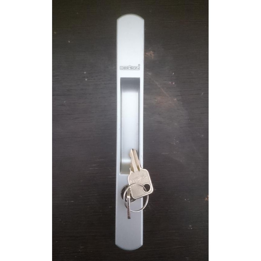 Kunci Pintu Sliding/Kunci Pintu Aluminium,Besi,Kayu Merk Dekson Silver