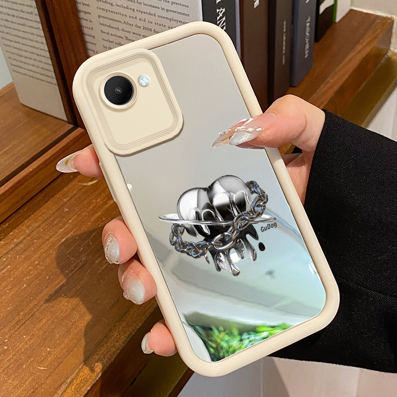 Casing Hp Realme C30 Realme C30s Realme Narzo 50i Prime Case Casing Cinta rantai pola Kesing HP Cesi