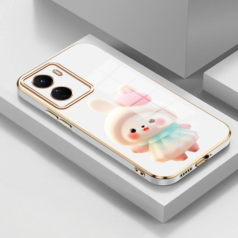 Casing Untuk VIVO Y16 Y35 5G Y35 4G Y56 5G Case Casing HP Kasing Kelinci Lucu pola Kesing Silikon So