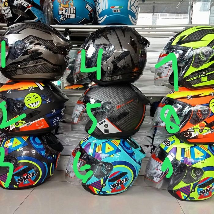 Helm Shel Rover Motif Double Visor