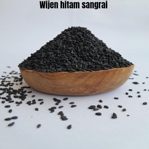 

Wijen Hitam Sangrai 1Kg / Black Sesame Seed Best Seller