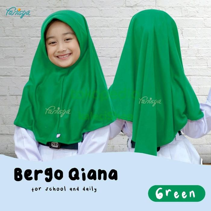 (Allthebest) JILBAB SEKOLAH SD DAILY BERGO KAOS QIANA FANISYA