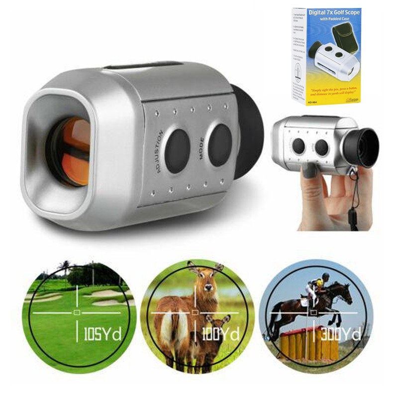 PROMO   7X18 Optics Digital Hunting Rangefinder Golf Scope Rangefinder Hunting Distance Range Finder