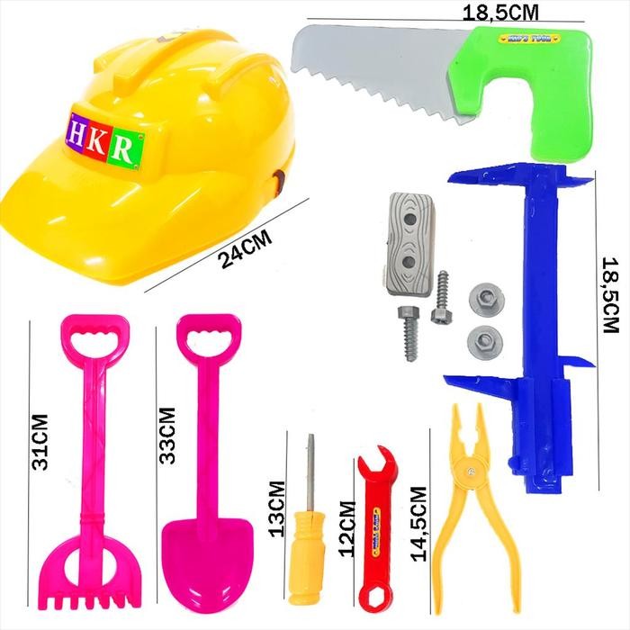(Allthebest) Mainan Troli Peralatan Jumbo/ Trolley Tool Set Jumbo/Gerobak Jumbo