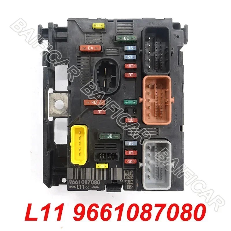 IMPORT USED GENUINE FUSE BOX CONTROL UNIT ASSEMBLY BSM L11 9661708280 9664055780 FOR PEUGEOT 207 307