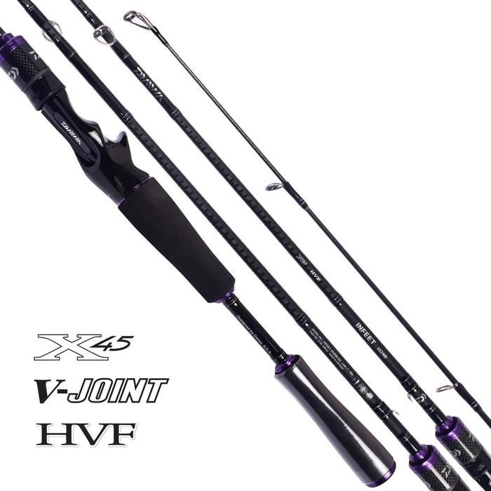 Joran DAIWA INFEET Ring Fuji Fazlite 180 198 210cm 7 s/d 20lbs Spinning Baitcasting Bergaransi{19} ~