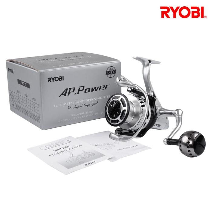 Reel Ryobi AP Power II Seris Full Metal Body And Spool Kuat