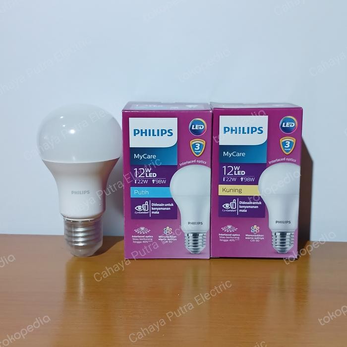 Lampu led philips my care 12Watt - PUTIH/KUNING