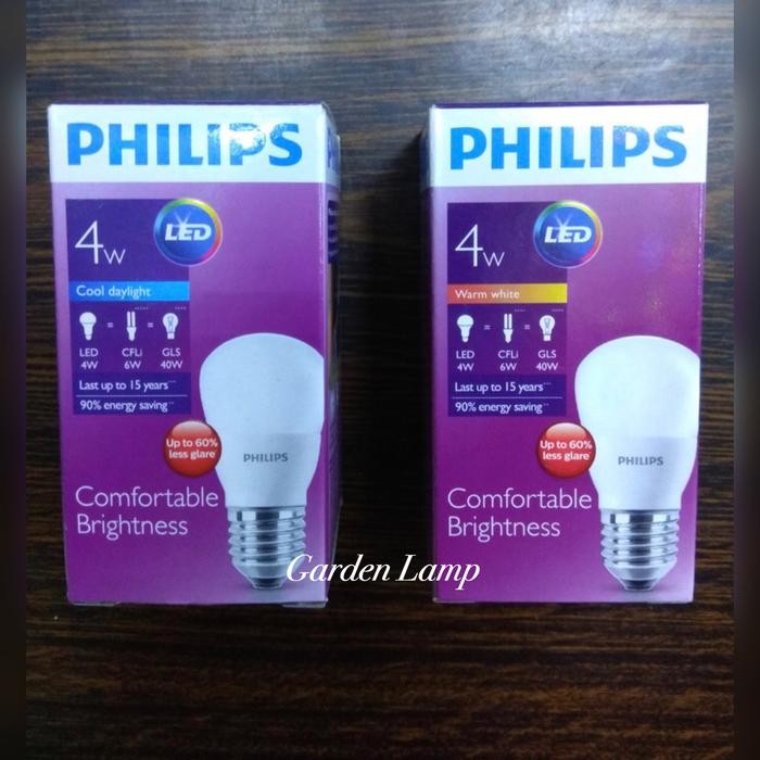Lampu LED Philips 4 Watt/ Bohlam 4 WATT/ Bulb LED