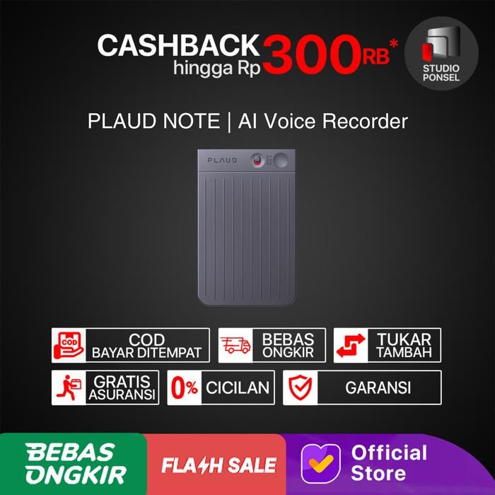 Tersedia Plaud Note AI Voice Recorder Speech to Text Original