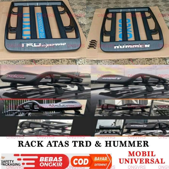 Terlaris Roof Rack Hummer Trd Sportivo Rak Atas Mobil Universal Avanza Xenia Fortuner Rush Innova