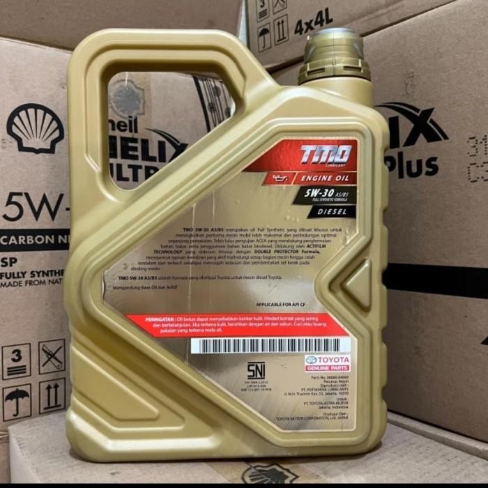OLI TOYOTA TMO SAE 5W30 4L DIESEL ORIGINAL TMO 5W30 4L DIESEL