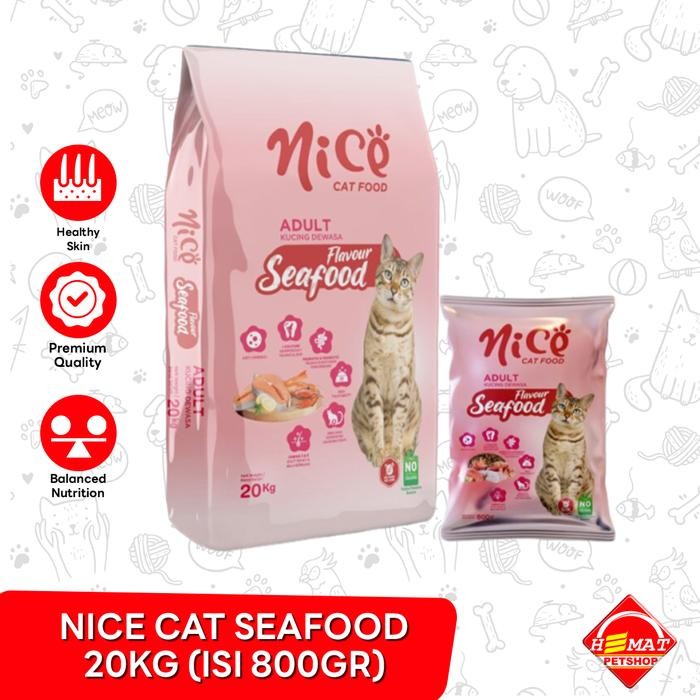 Makanan Kucing Nice Cat 20 Kg / NiceCat 20Kg / Gojek Only
