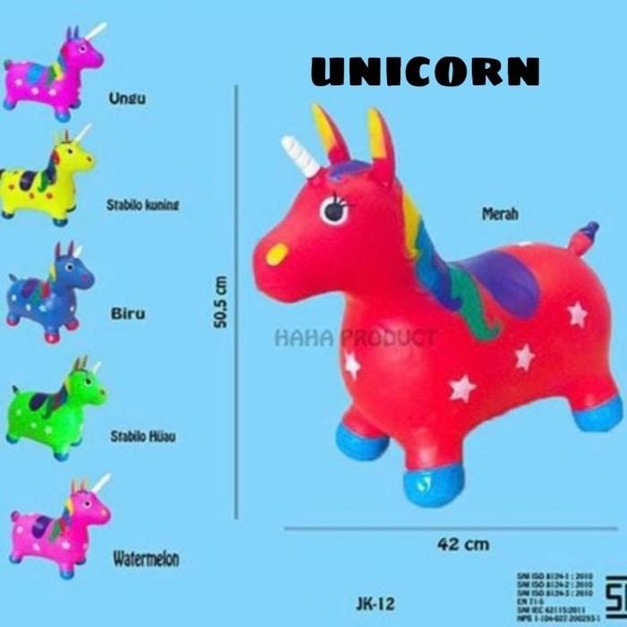 Mainan Animal Jumping Karet Pegasus Sound & Light -Gratisongkir