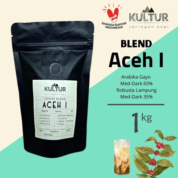 

Coffee Bean Biji Kopi Blend Aceh I 1 Kg